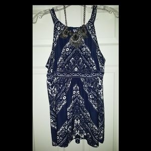 I.N.C. baby doll style paisley top